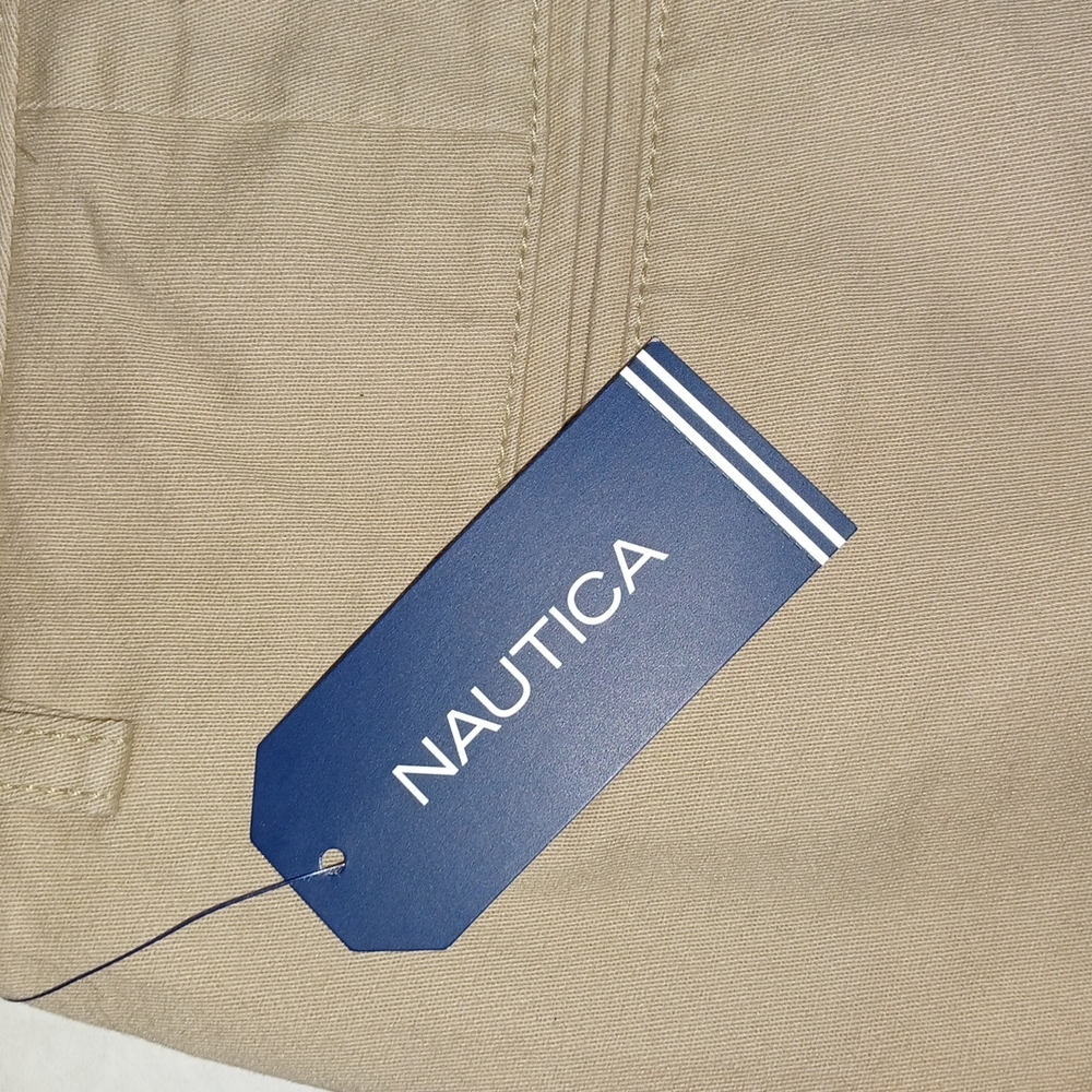 Nautica Deck Khaki Shorts Classic Fit Color-Tan NWT - Picture 4 of 10